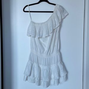 Joie White One Shoulder Sundress- M